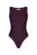 Plum Boatneck Onepiece